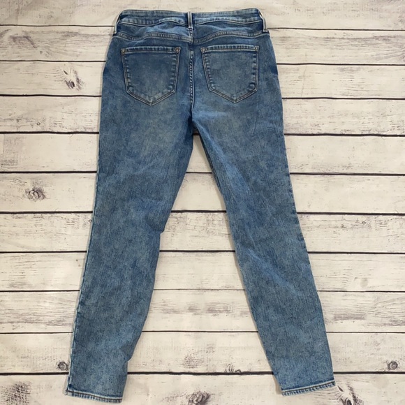 Old Navy Rockstar Super Skinny Jeans Women Sz 6P Stretch Mid Rise Built in Warm - Picture 5 of 9